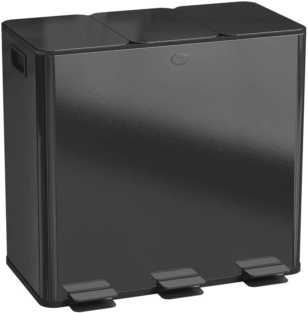 Cos de gunoi Homcom 851-034V02BK 60L (Black)