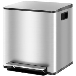 Мусорное ведро Homcom 851-037V00SR 30L (Silver) Thumb