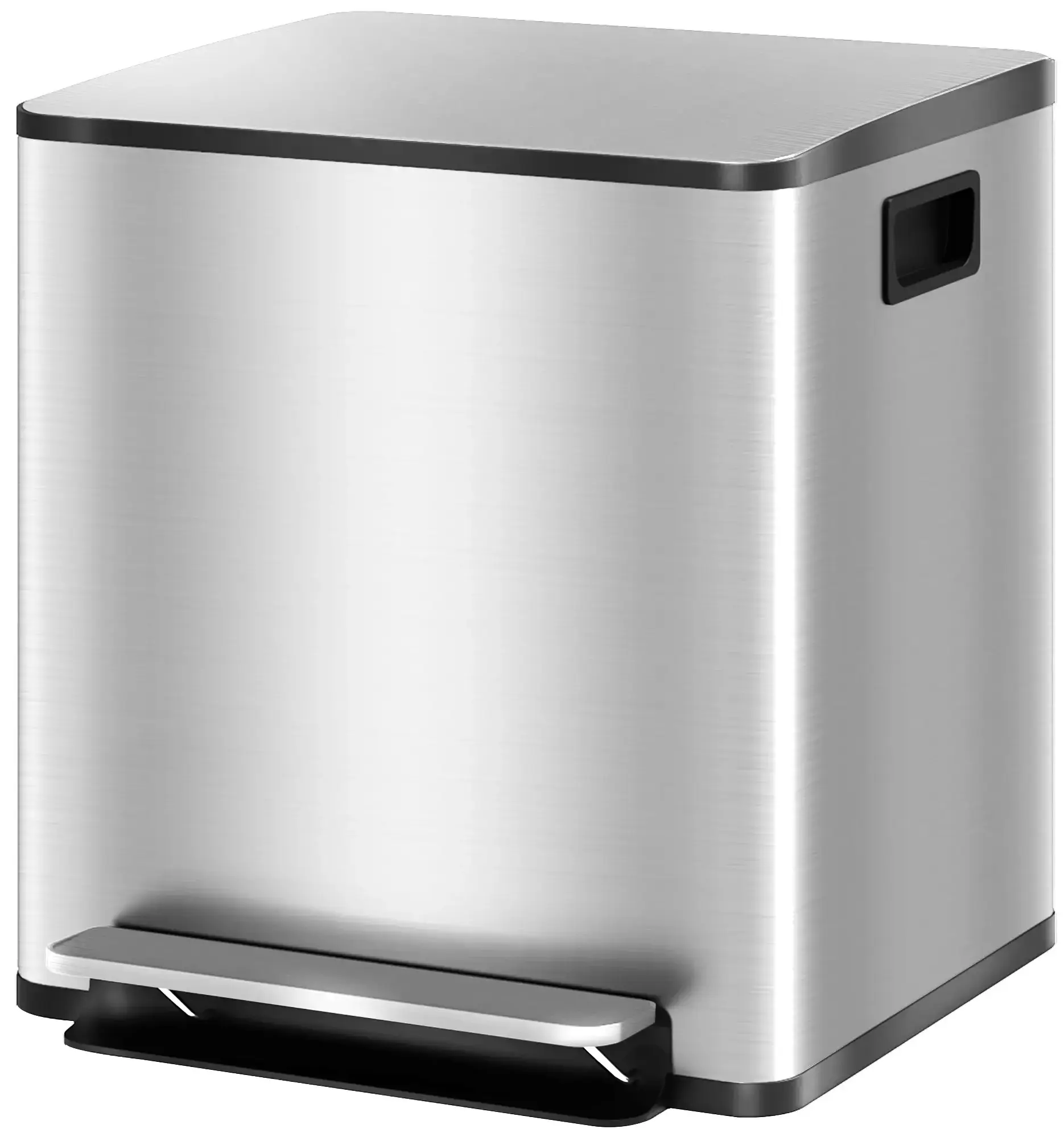 Мусорное ведро Homcom 851-037V00SR 30L (Silver) - 2