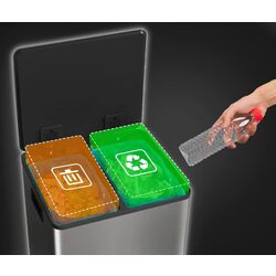 Cos de gunoi Homcom 851-037V01SR 40L (Silver) Thumb