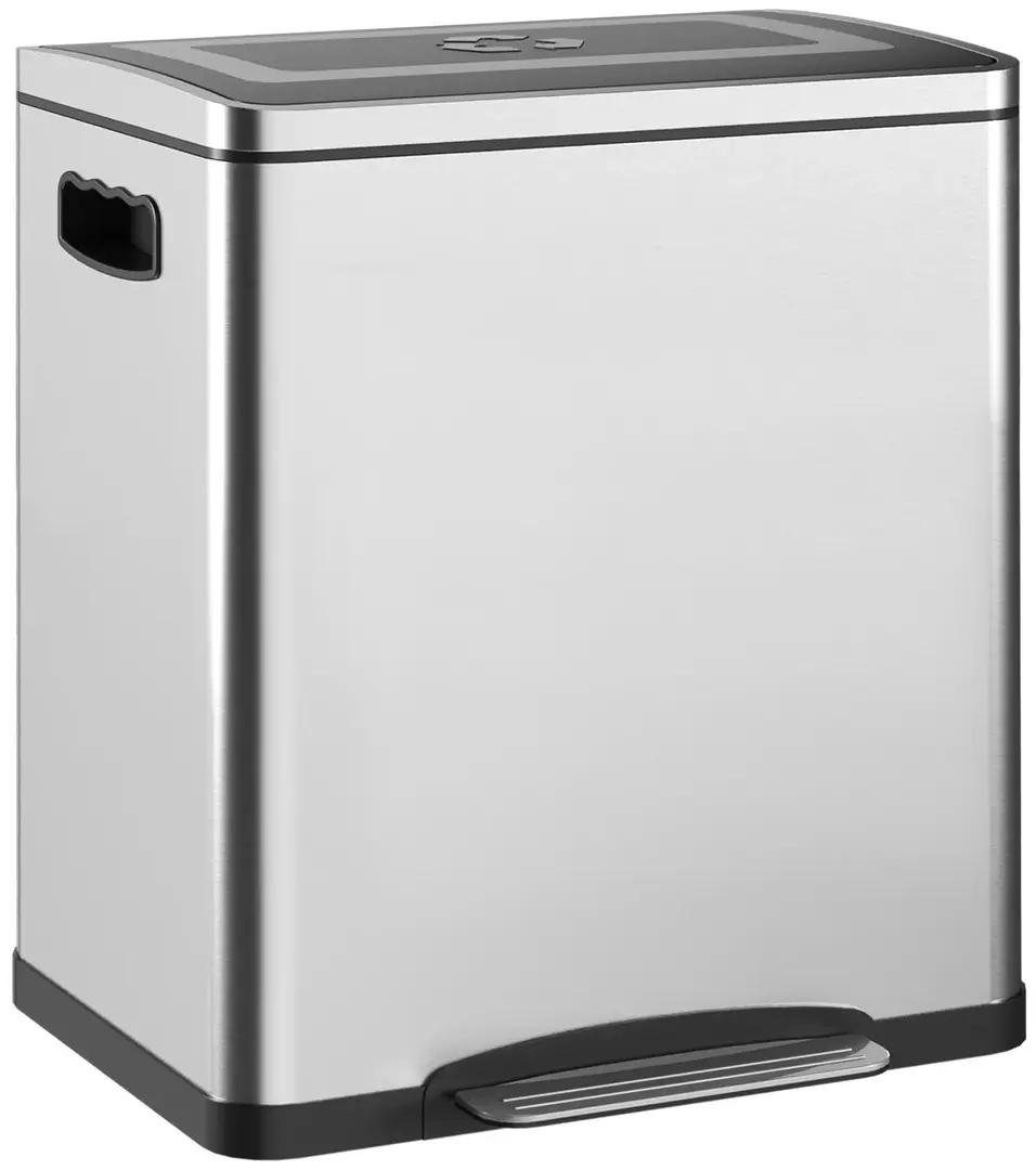 Мусорное ведро Homcom 851-038V00SR 30L (Silver)