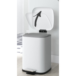 Cos de gunoi Homcom 851-040V00WT 12L (White) Thumb