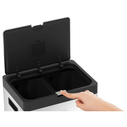 Мусорное ведро Homcom 851-042V00SR 56L (Silver) Thumb