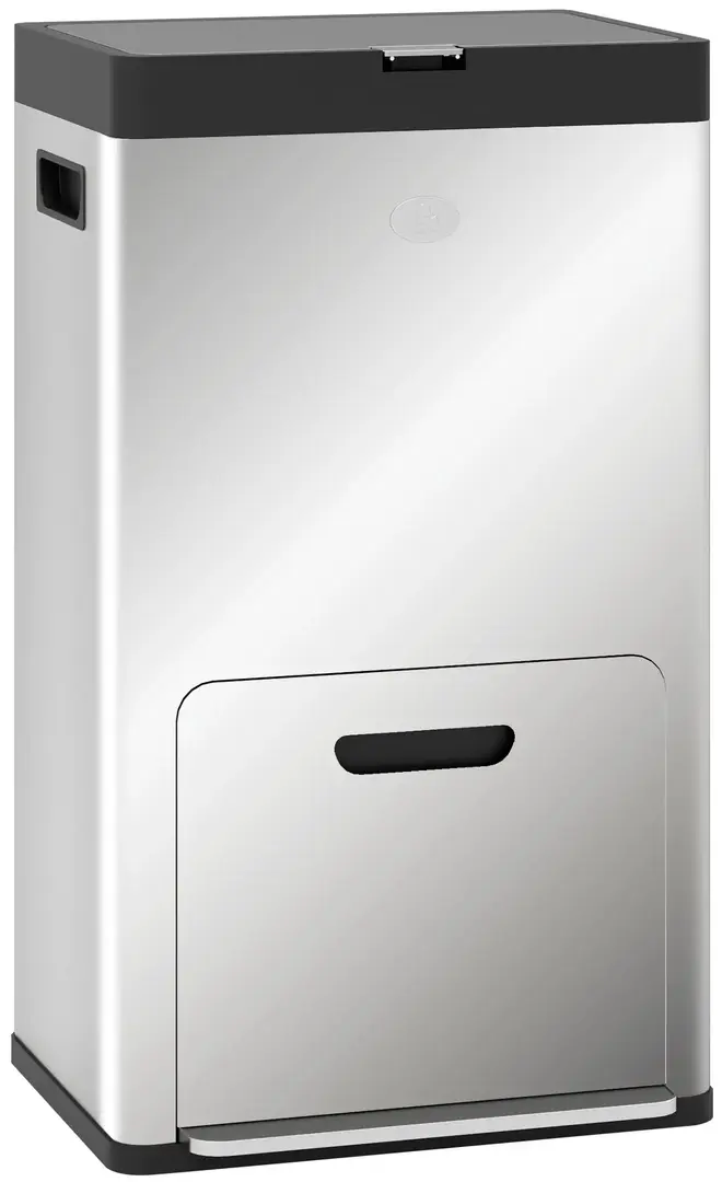 Мусорное ведро Homcom 851-042V00SR 56L (Silver)