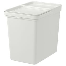 Coş cu capac Ikea Flyttbar 22L (Gri)