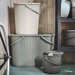 Caldare cu capac Ikea Dammang 48l (Gri-Verde) Thumb