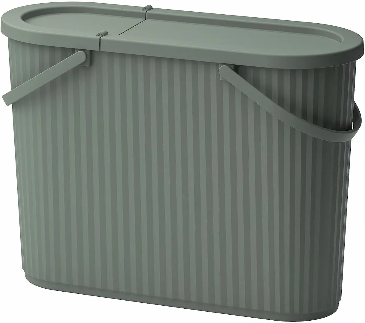 Caldare cu capac Ikea Dammang 48l (Gri-Verde)
