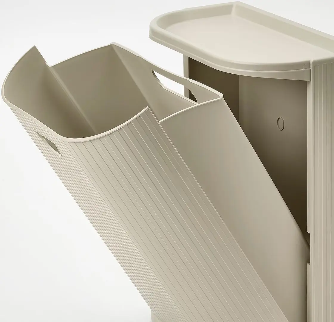 Мусорное ведро Ikea Gardsbutik 21л (Серо-бежевый)