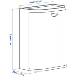 Мусорное ведро Ikea Gardsbutik 21л (Серо-бежевый) Thumb