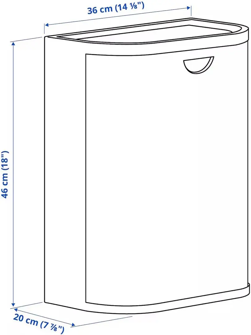 Мусорное ведро Ikea Gardsbutik 21л (Серо-бежевый)