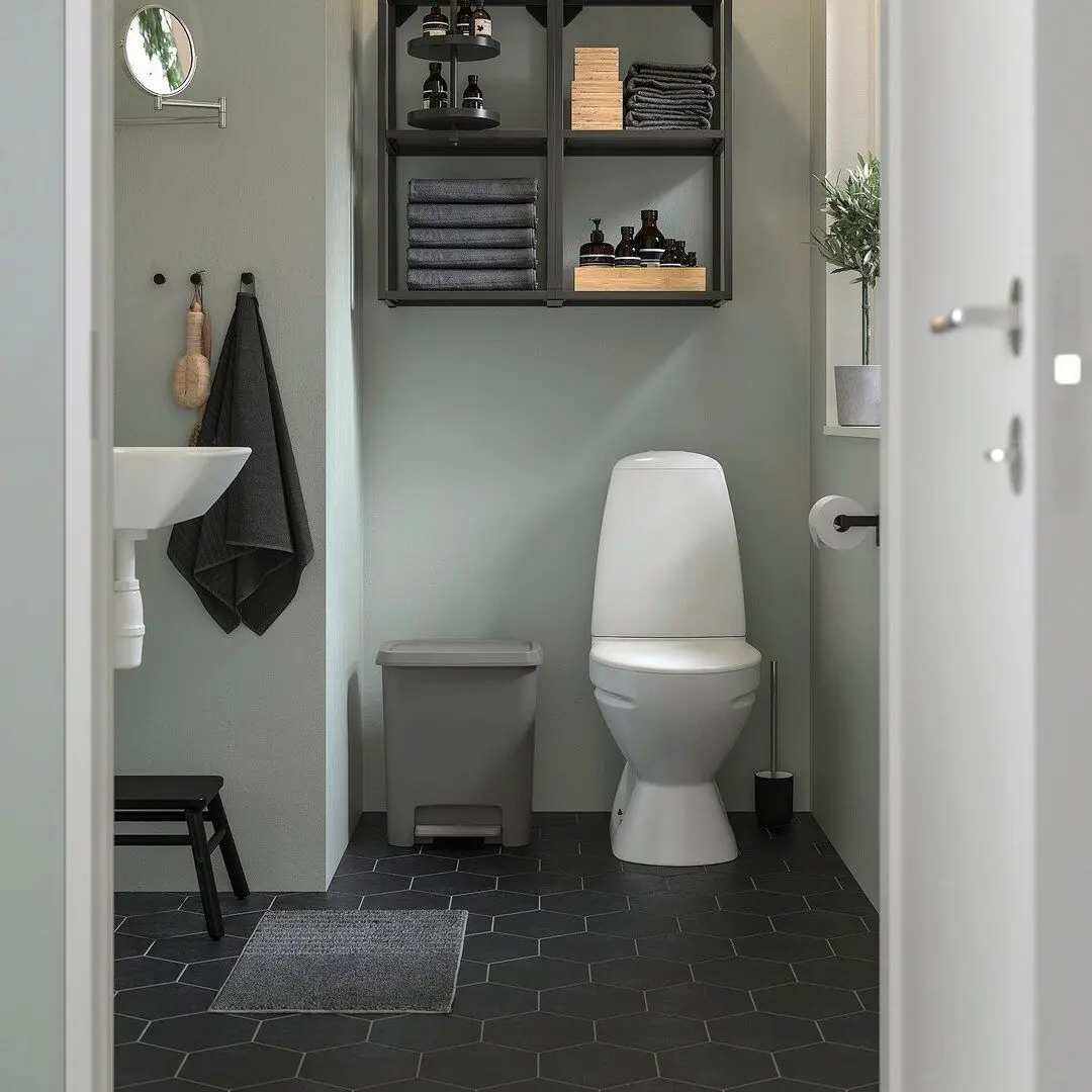 Cos de gunoi Ikea Knockla 25L (Gri Inchis)