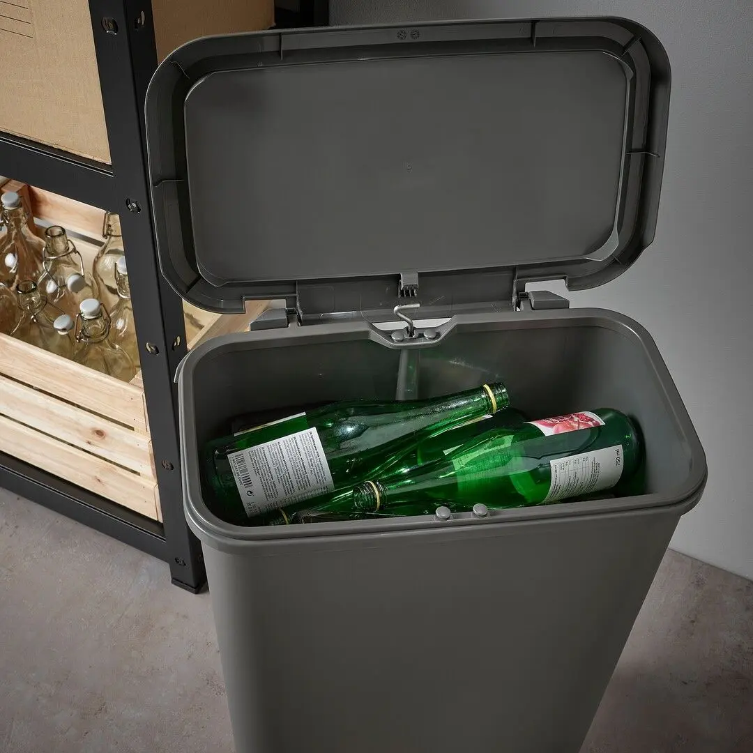 Cos de gunoi Ikea Knockla 50L (Gri Inchis)