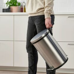 Cos de gunoi Ikea Snorpa 12L (Inox) Thumb