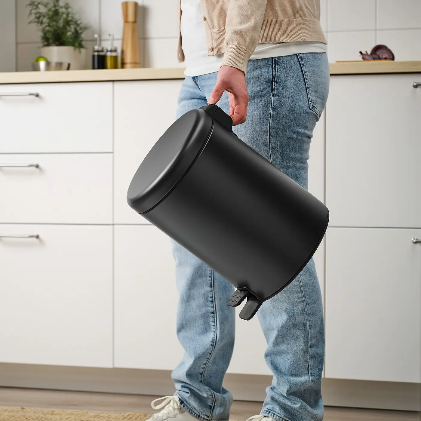 Мусорное ведро Ikea Stentrappa 105.953.97 9L (Anthracite) - 4