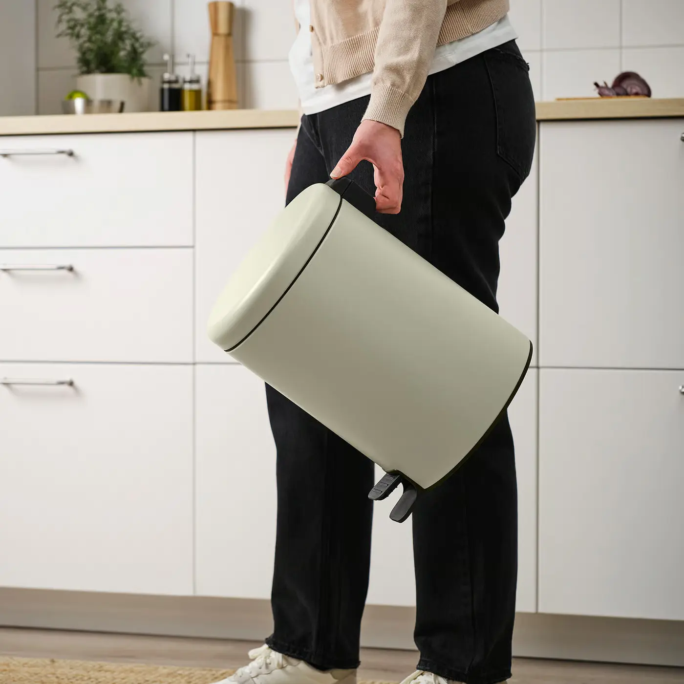 Cos de gunoi Ikea Stentrappa 605.953.85 9L (Beige) - 5