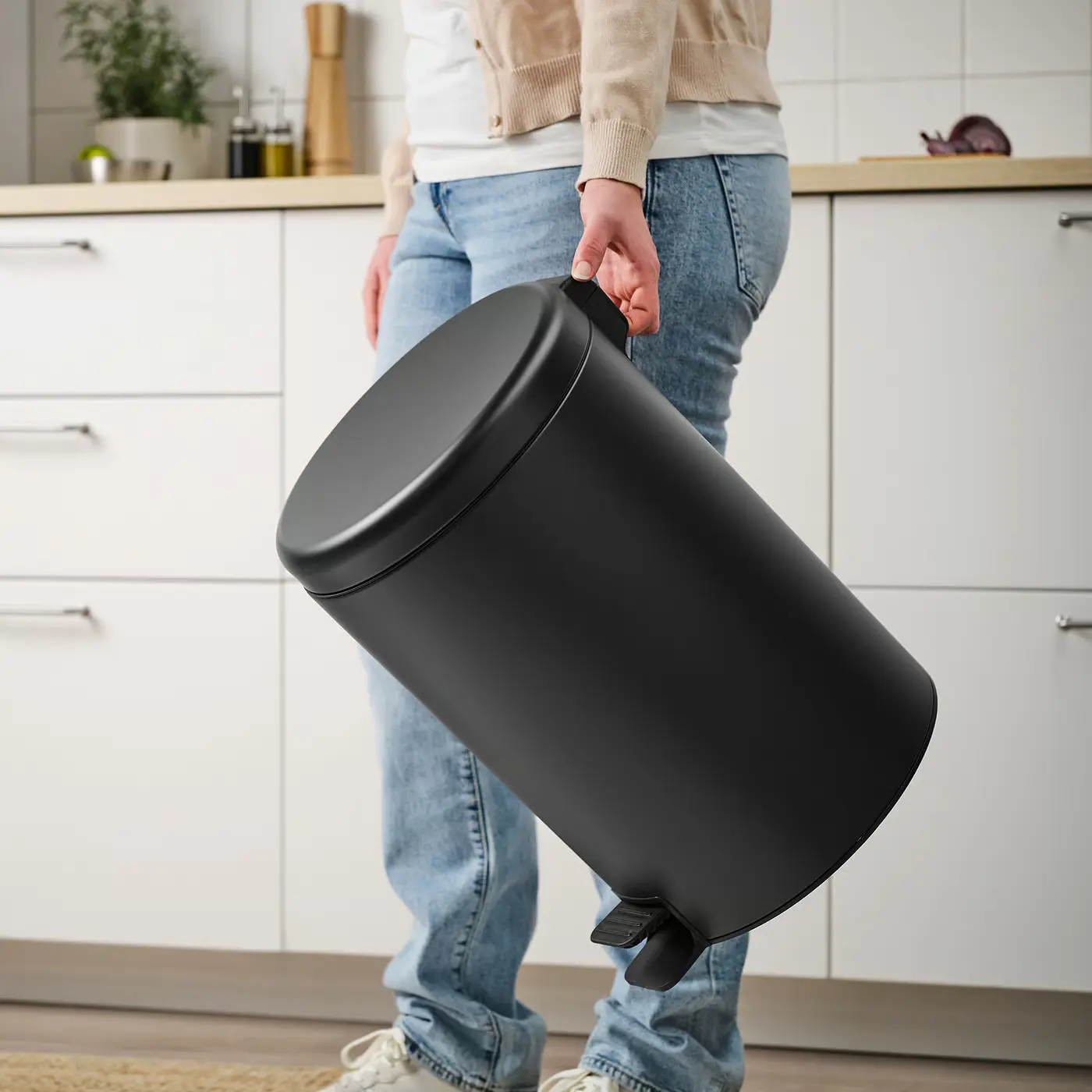 Мусорное ведро Ikea Stentrappa 705.953.99 18L (Anthracite) - 5