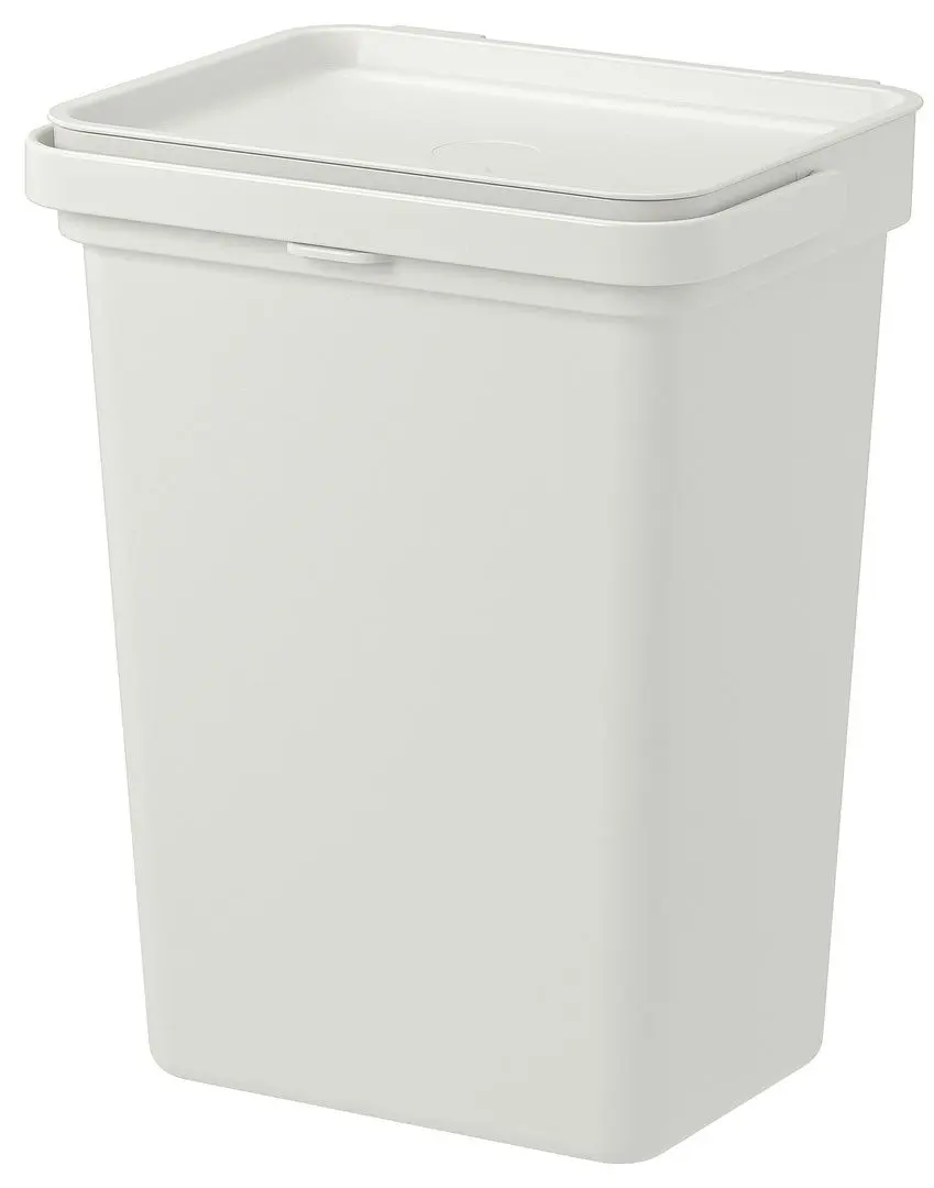Cos de gunoi cu capac Ikea Hallbar 10L (Gri)