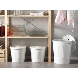 Cos de gunoi cu capac Ikea Knodd 16L (Alb) Thumb