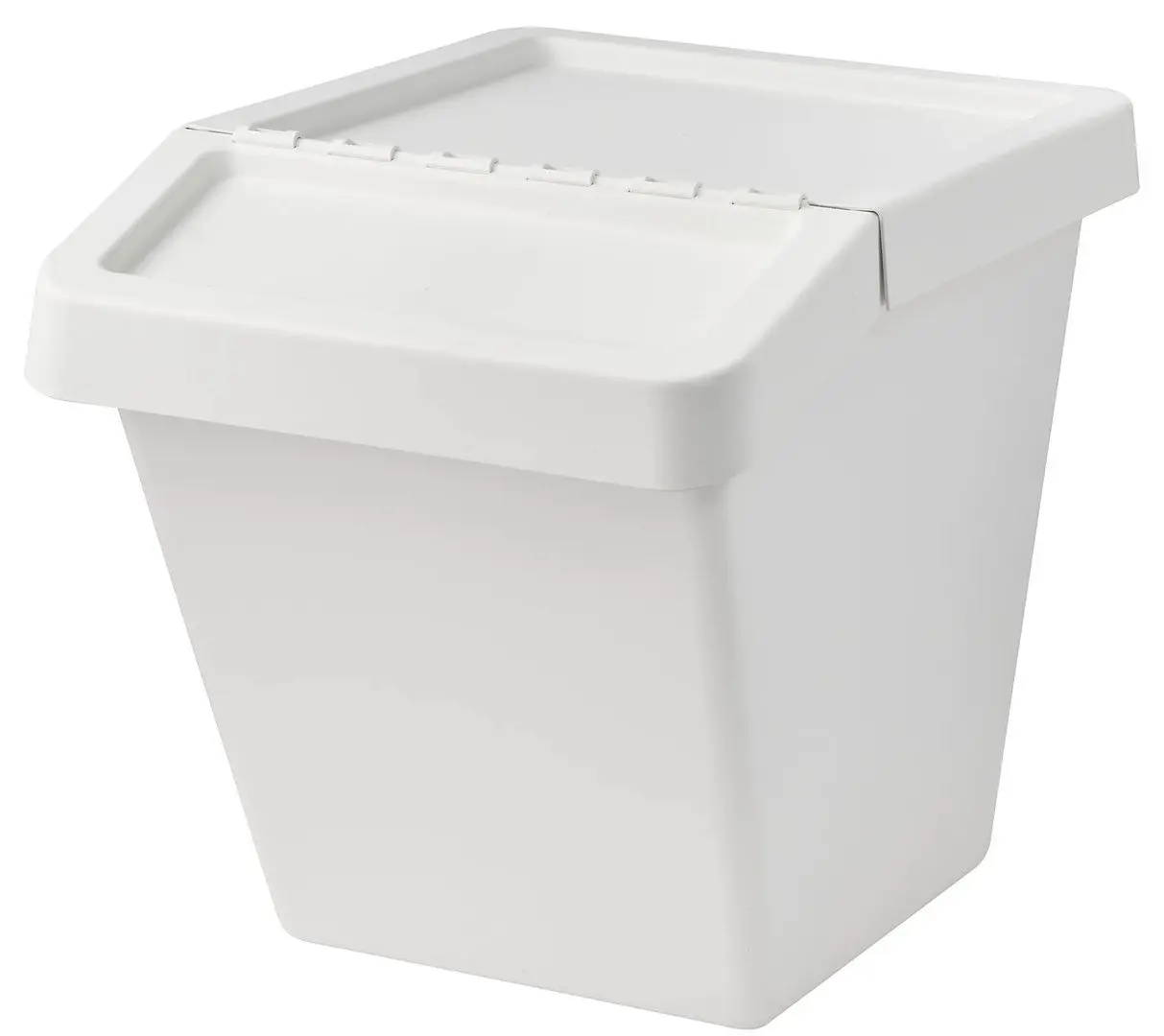 Cos de gunoi cu capac Ikea Sortera 60L (Alb)