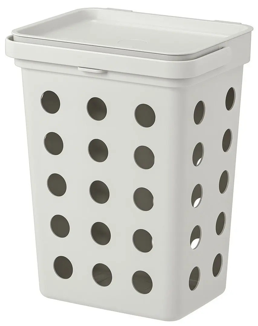 Set sortare deşeuri Ikea Hallbar 42L (Gri)