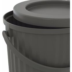 Caldare cu capac Ikea Dammang 8l (Gri Inchis) Thumb