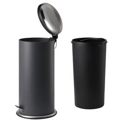 Ведро с откидной крышкой Ikea Mjosa 30L (Темно-серый) Thumb