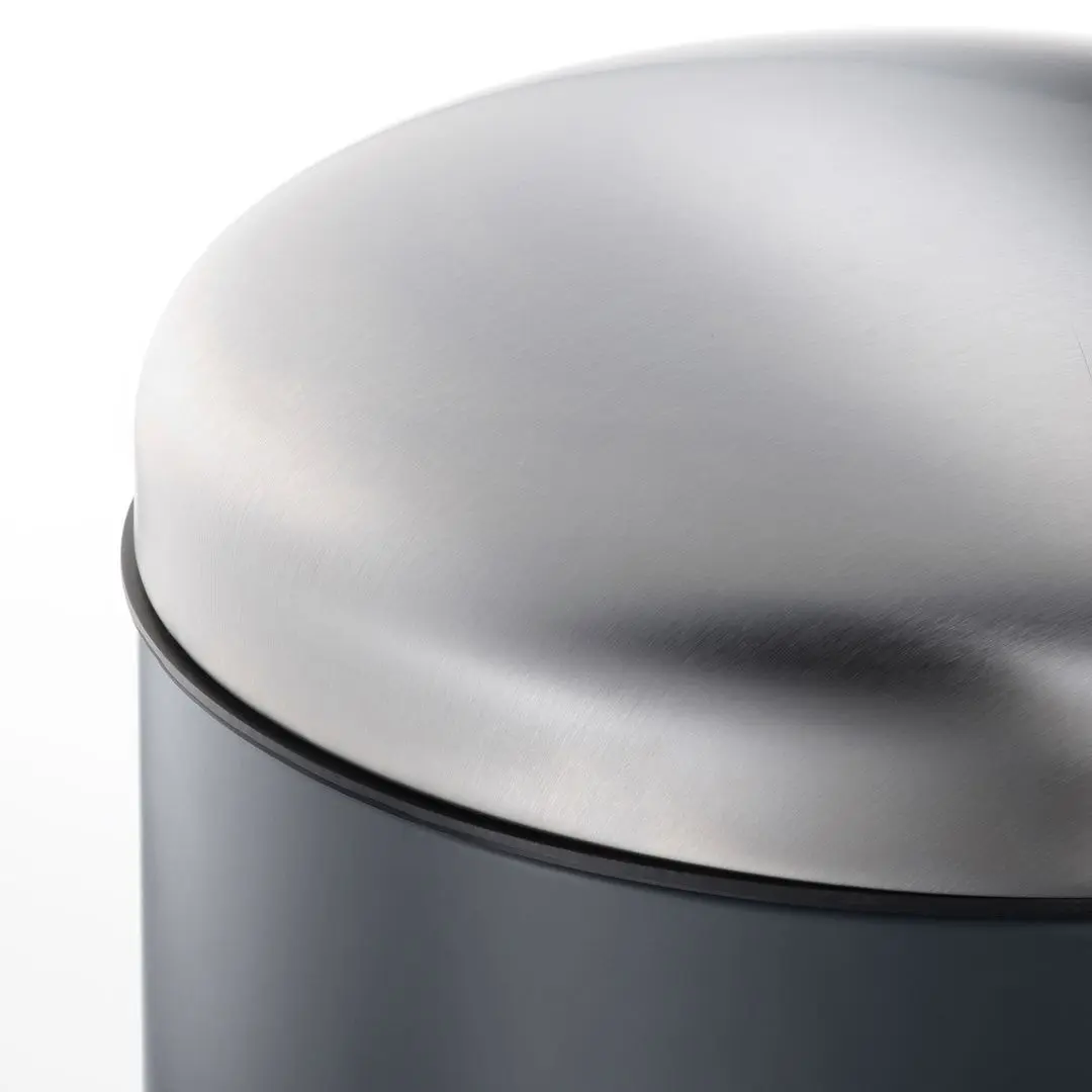 Ведро с откидной крышкой Ikea Mjosa 30L (Темно-серый)