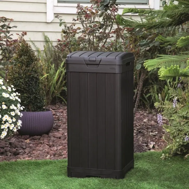 Cos de gunoi Keter Baltimore 125L (Black) - 5