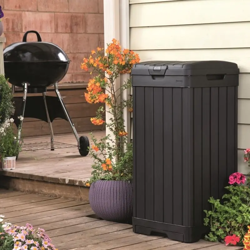 Cos de gunoi Keter Baltimore 125L (Black) - 7