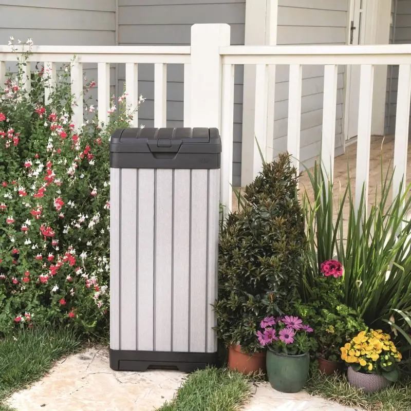 Cos de gunoi Keter Rockford 125L (Grey) - 3