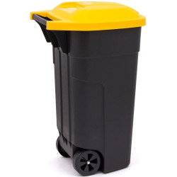 Tomberon de gunoi Keter O/W 110l (Black/Yellow) Thumb