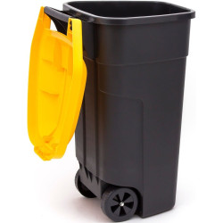 Tomberon de gunoi Keter O/W 110l (Black/Yellow) Thumb