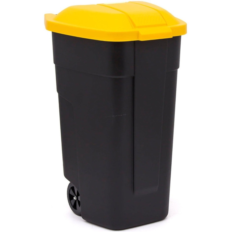 Tomberon de gunoi Keter O/W 110l (Black/Yellow)