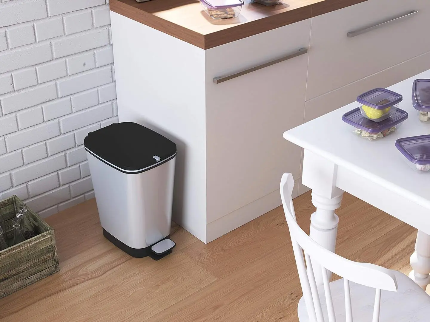 Cos de gunoi Kis Chic Bin M 35L (Silver)