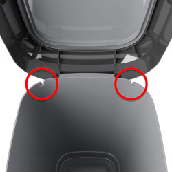 Мусорное ведро Kis Dual Swing 25l (Grey) Thumb