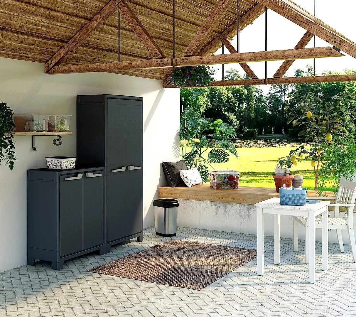 Cos de gunoi Kis Dual Swing 30L (Silver) - 9