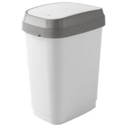 Мусорное ведро Kis Dual Swing M 35L (White/Grey)