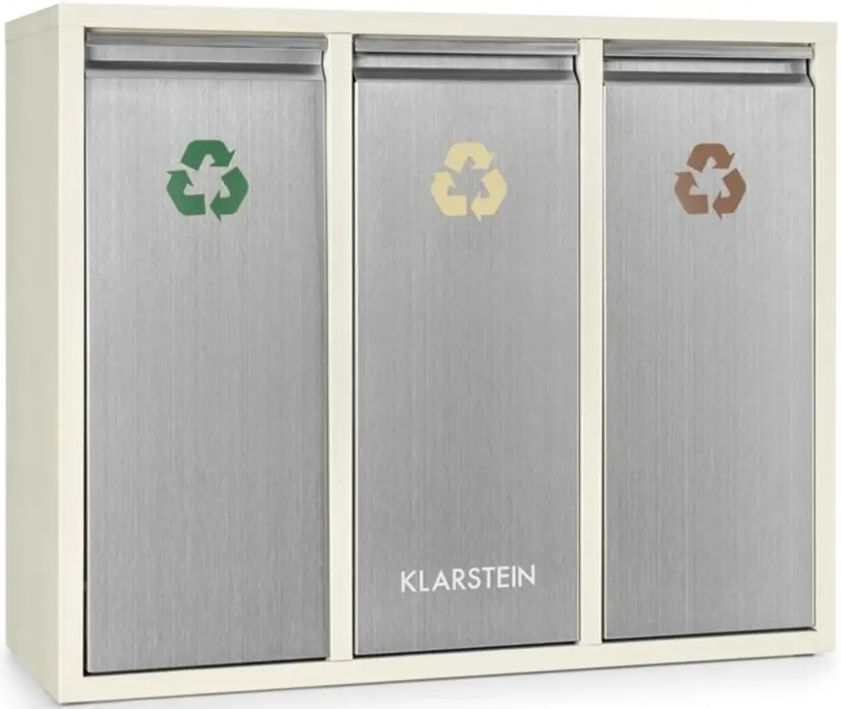 Мусорный контейнер Klarstein Ordnungshuter 3 10031320 (Inox/Beige)