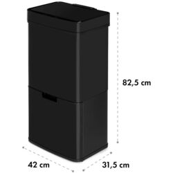 Сенсорное ведро для мусора Klarstein Touchless (Black Steel) Thumb