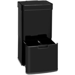 Сенсорное ведро для мусора Klarstein Touchless (Black Steel)