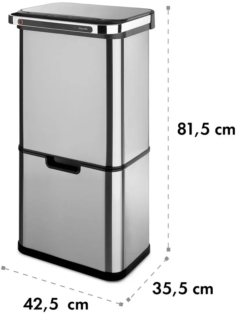 Сенсорное ведро для мусора Klarstein Ultraclean (Inox)