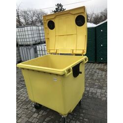 Мусорный контейнер 1100L (Yellow) Thumb