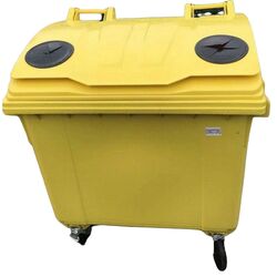 Мусорный контейнер 1100L (Yellow)