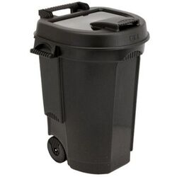 Tomberon de gunoi stradal Waste Bin 24761 110L (Black)