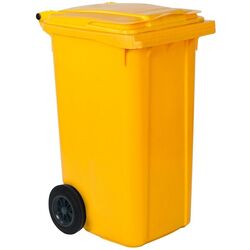Мусорный контейнер Plastik Gogic EU 240L (Yellow)
