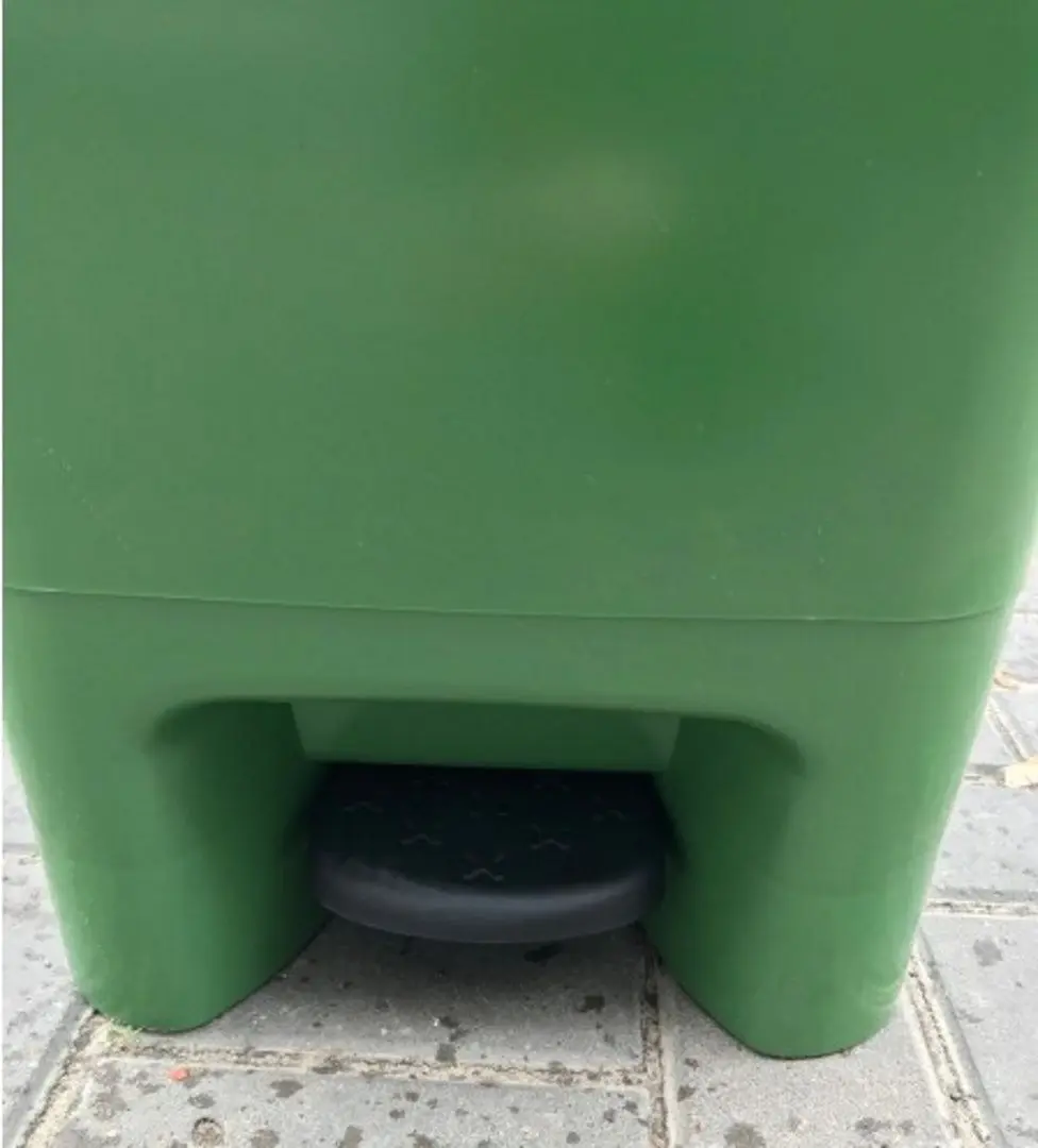 Мусорный контейнер с педалью Plastik Gogic EU 60L (Green)