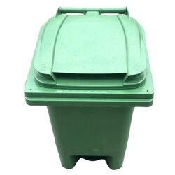 Мусорный контейнер с педалью Plastik Gogic EU 60L (Green)