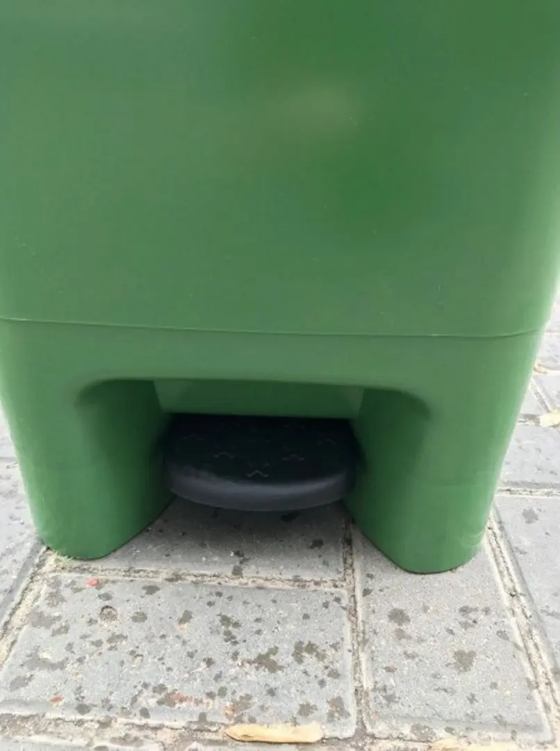 Мусорный контейнер с педалью Plastik Gogic EU 80L (Green)