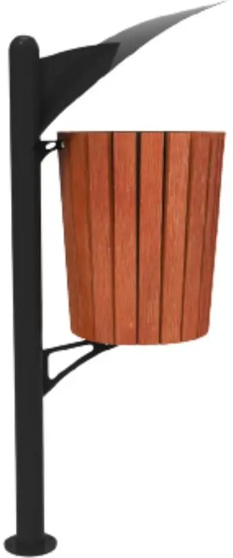 Мусорное ведро PlayPark CPK-103 (Woody/Black)