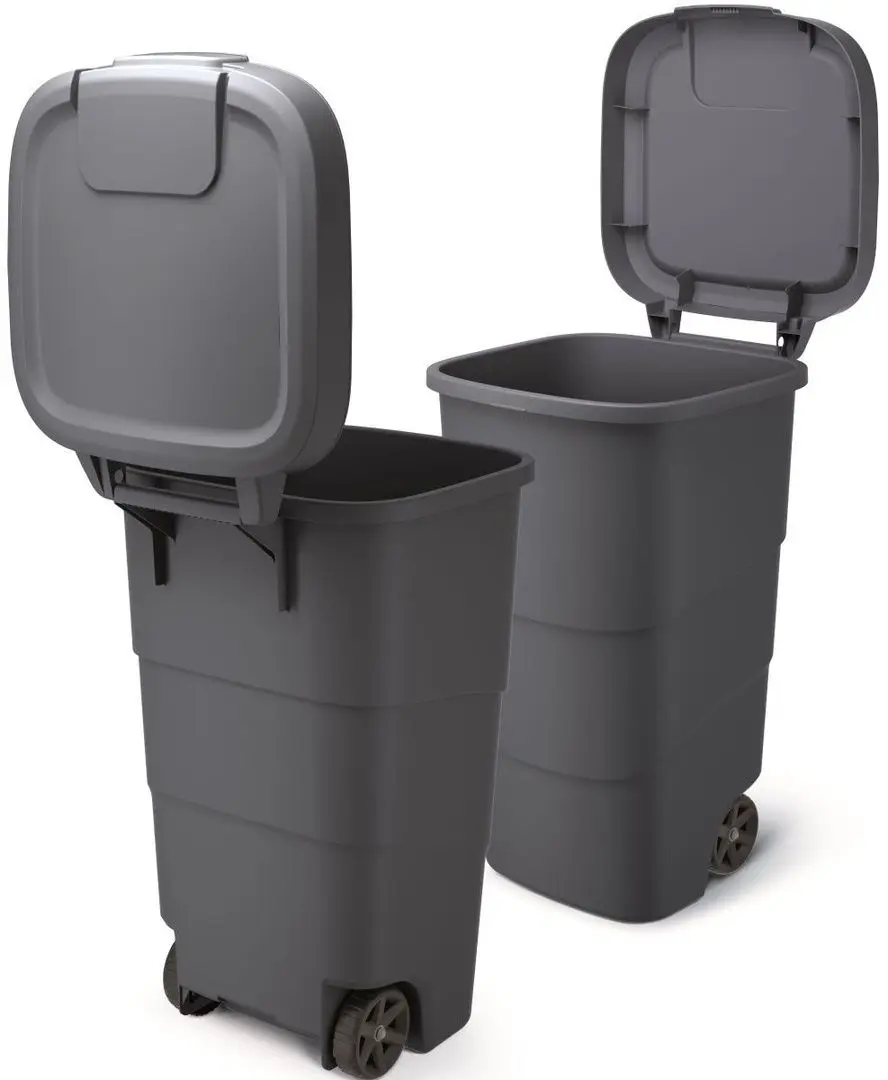 Уличный контейнер для мусора Prosperplast 378367 95L (Anthracite)